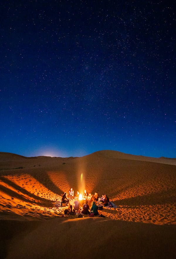 nochevieja en el desierto